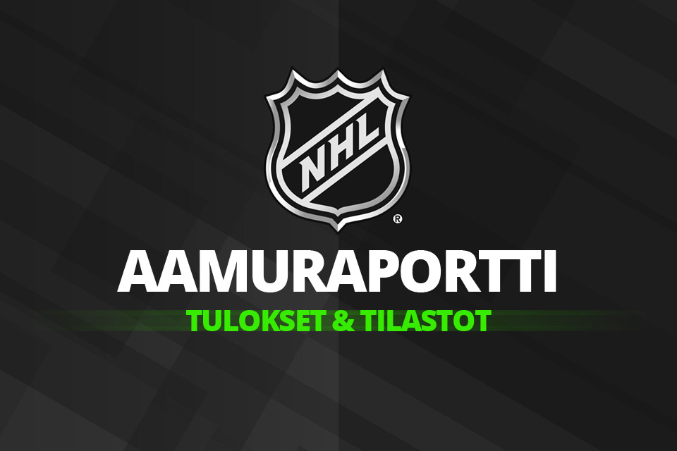 Jatkoajan aamuraportti, NHL-kierros   - Kaikki  jääkiekosta