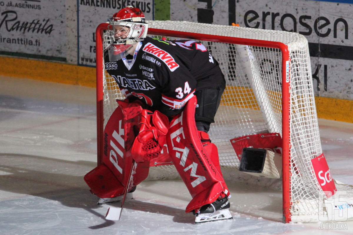 Leinonen pelasi jo JYPin päättyneellä kaudella kahdeksan Liiga-ottelua.