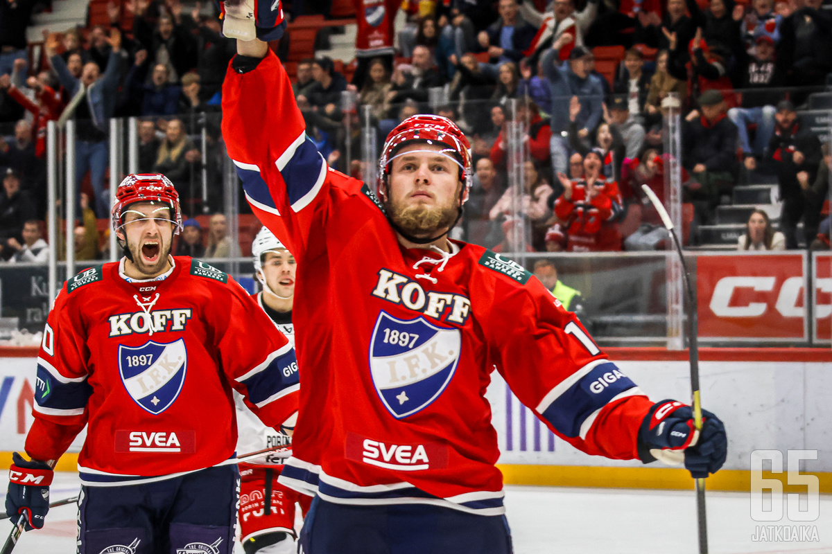 Petteri Lindbohm ja Kristian Vesalainen ovat HIFK:n runkopelaajia tulevallakin kaudella.