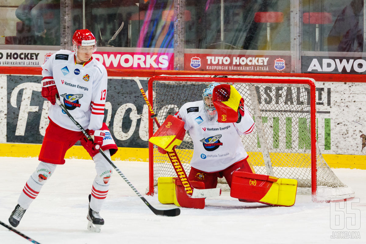 Samuel Jukuri on tällä kaudella torjunut kymmenessä Mestis-ottelussa.