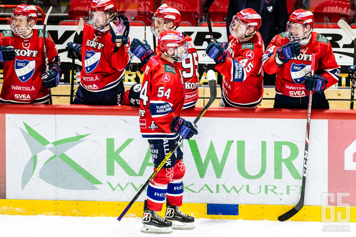 Sebastian Dyk nousi HIFK:n pudotuspelien pistepörssin kärkeen.