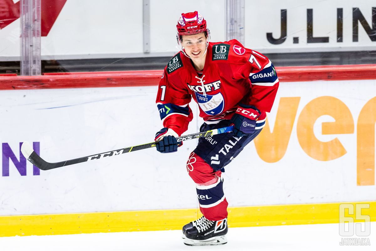 HIFK:n hyökkääjä Leevi Teissala kahden viikon lainalle TUTOon - LIIGA -   - Uutiset  - Kaikki jääkiekosta