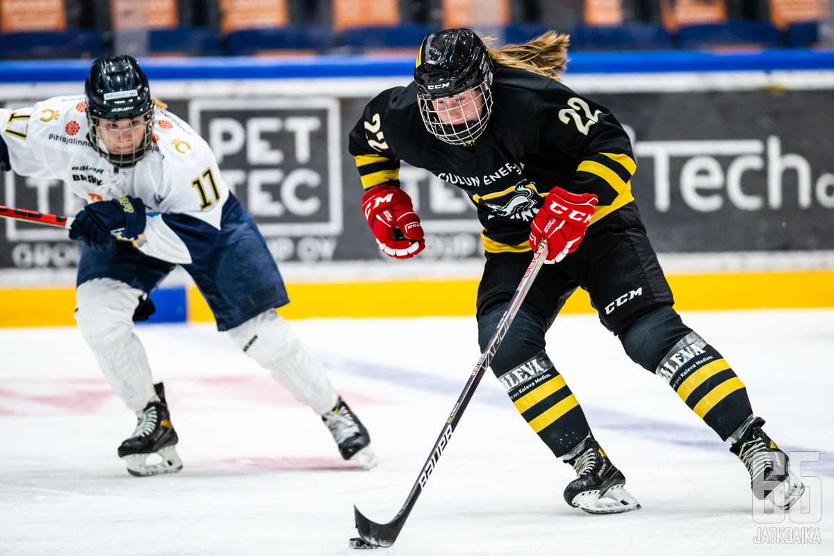 Kärppien Oona Havanalla on kovat tulevaisuuden tavoitteet.