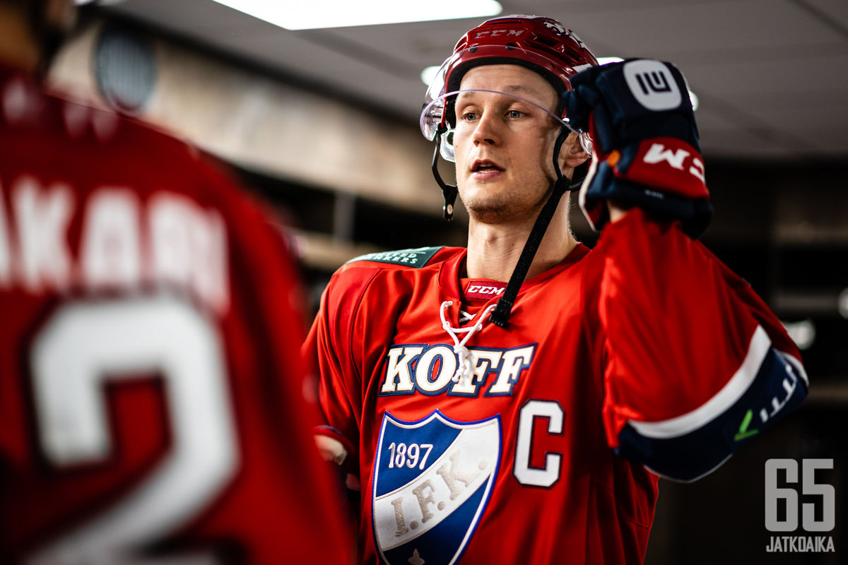 HIFK:n kapteeni Teemu Tallberg on pitkässä maalittomassa putkessa. 