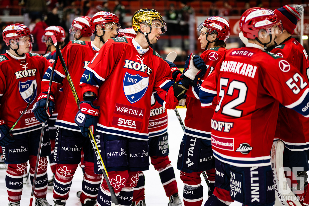 HIFK nappasi tärkeät pisteet lukuisten käänteiden jälkeen.