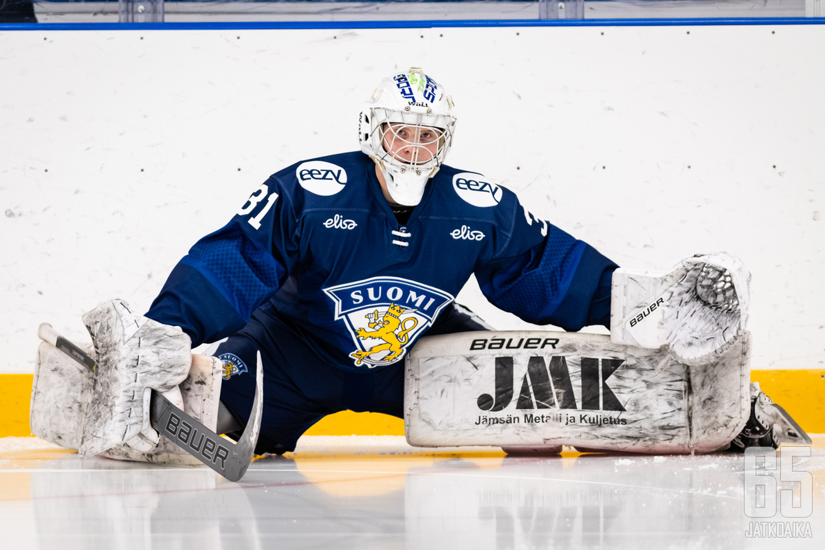 Veeti Louhivaara kärsi rajun loukkaantumisen JYPin harjoituksissa.