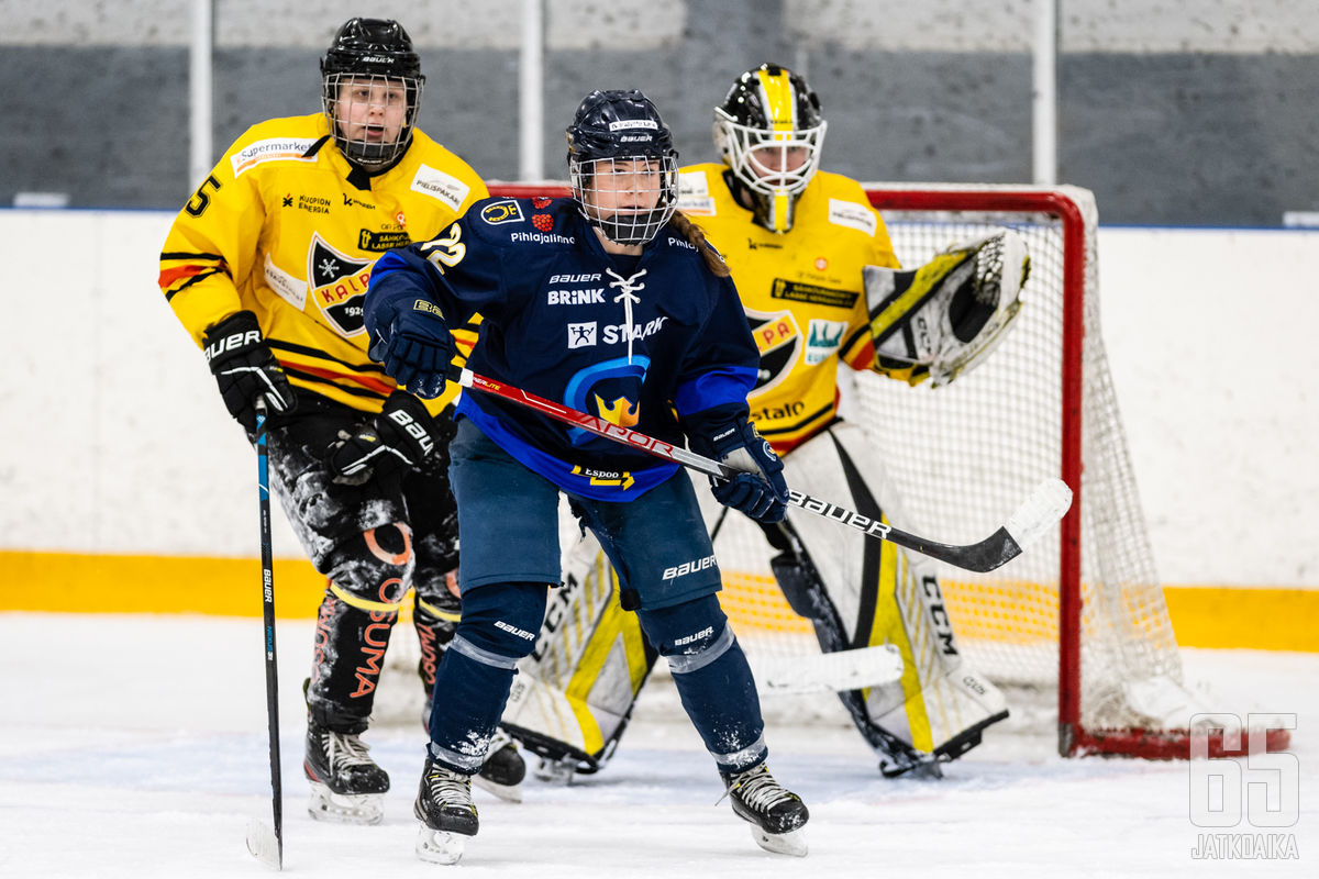 Julia Schalin aiheutti kuopiolaisille harmeja hyökkäyspäässä.