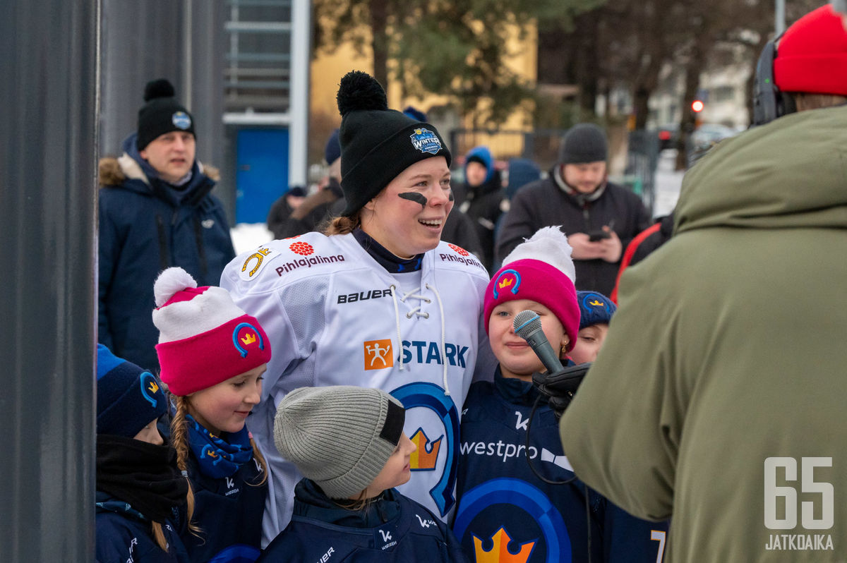 Minttu Tuominen on espoolaiskannattajien suuri suosikki.