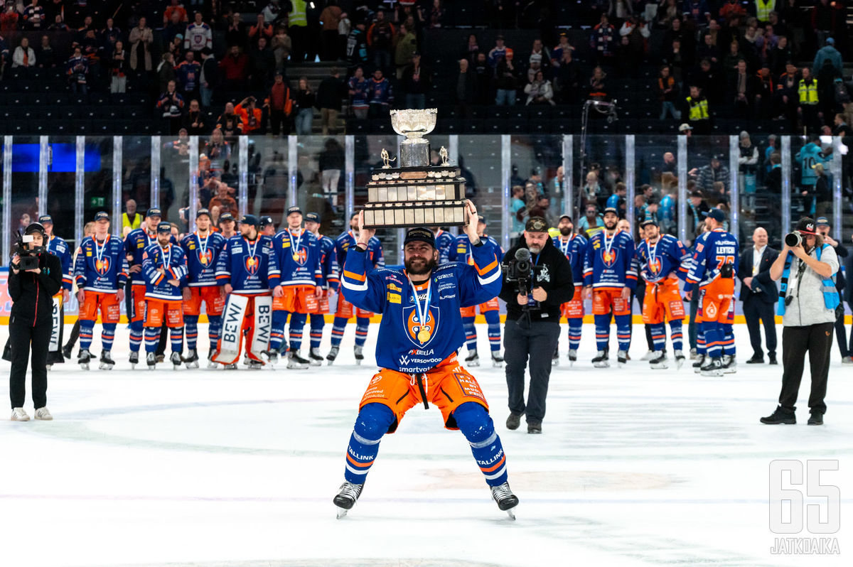 Witkowski pääsi nostamaan Kanada-maljaa muun Tapparan kanssa viime kauden päätteeksi.