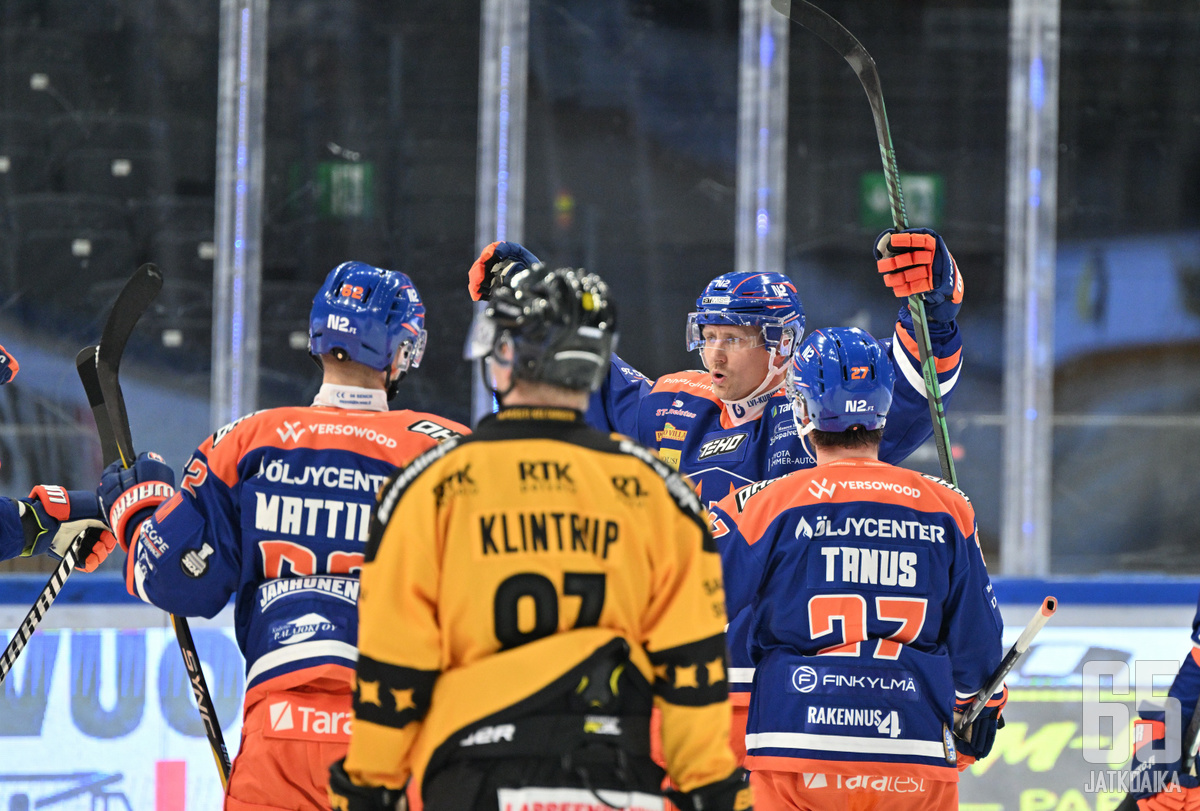 Tappara oli vahva isäntä illan SaiPa-ottelussa. 