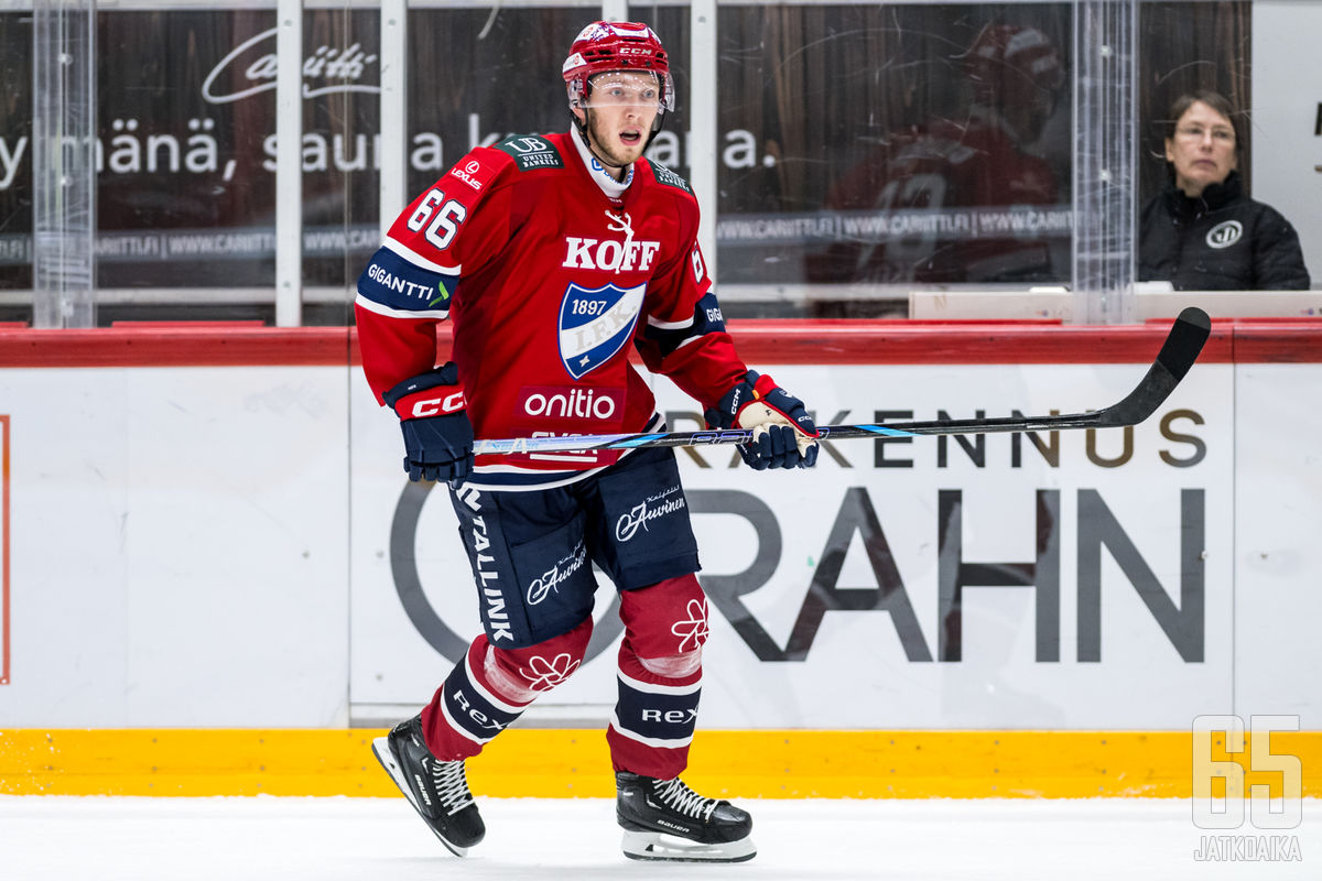 Fredrik Granbergin HIFK-pesti jäi lyhyeksi.