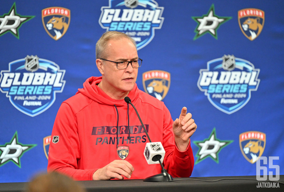 Florida Panthersin päävalmentaja Paul Maurice näkee Global Series -otteluissa paljon hyvää joukkueensa kauden kannalta.