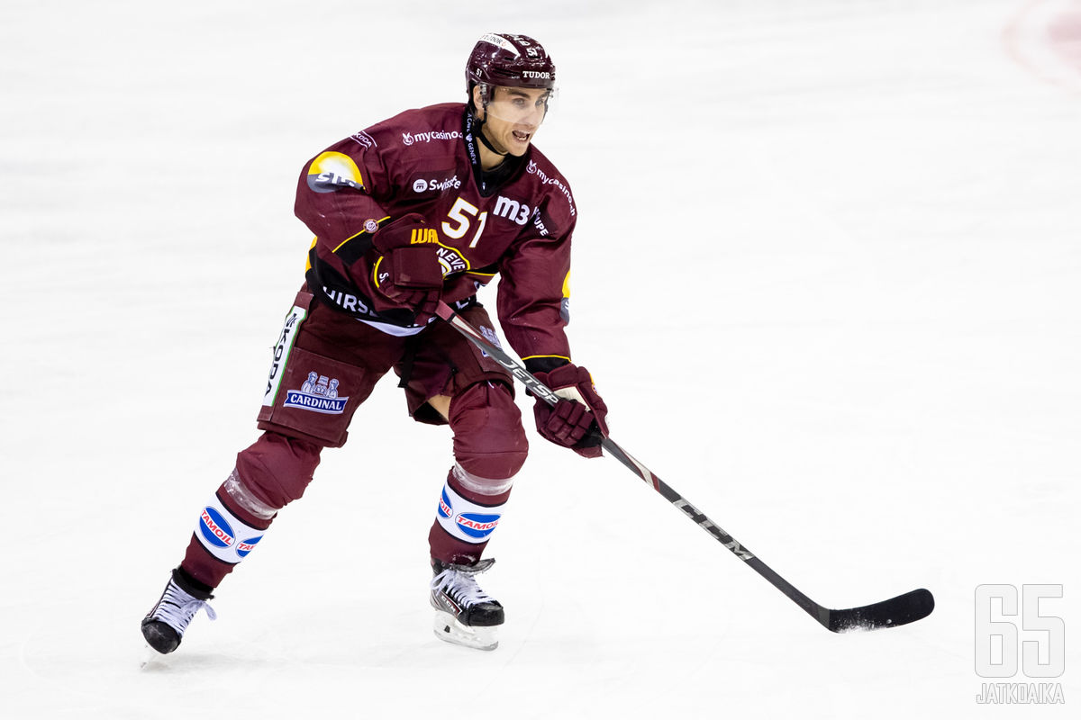 Valtteri Filppula, Geneve-Servette - Rapperswil-Jona Lakers 3.12.2021, Geneve, Sveitsi. (Kuva: Jari Mäki-Kuutti)