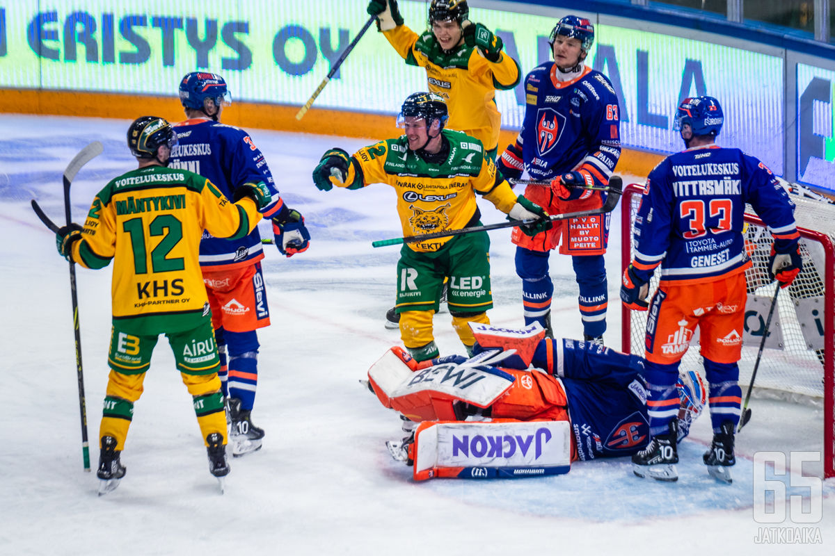 Ilves voittaa runkosarjan 37 prosentin todennäköisyydellä, Tappara 24 prosentin.