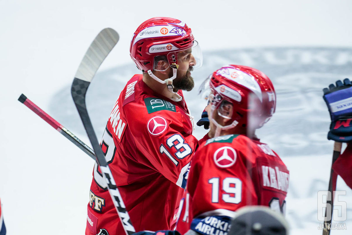 Paajanen oli mukana HIFK:n molemmissa maaleissa.