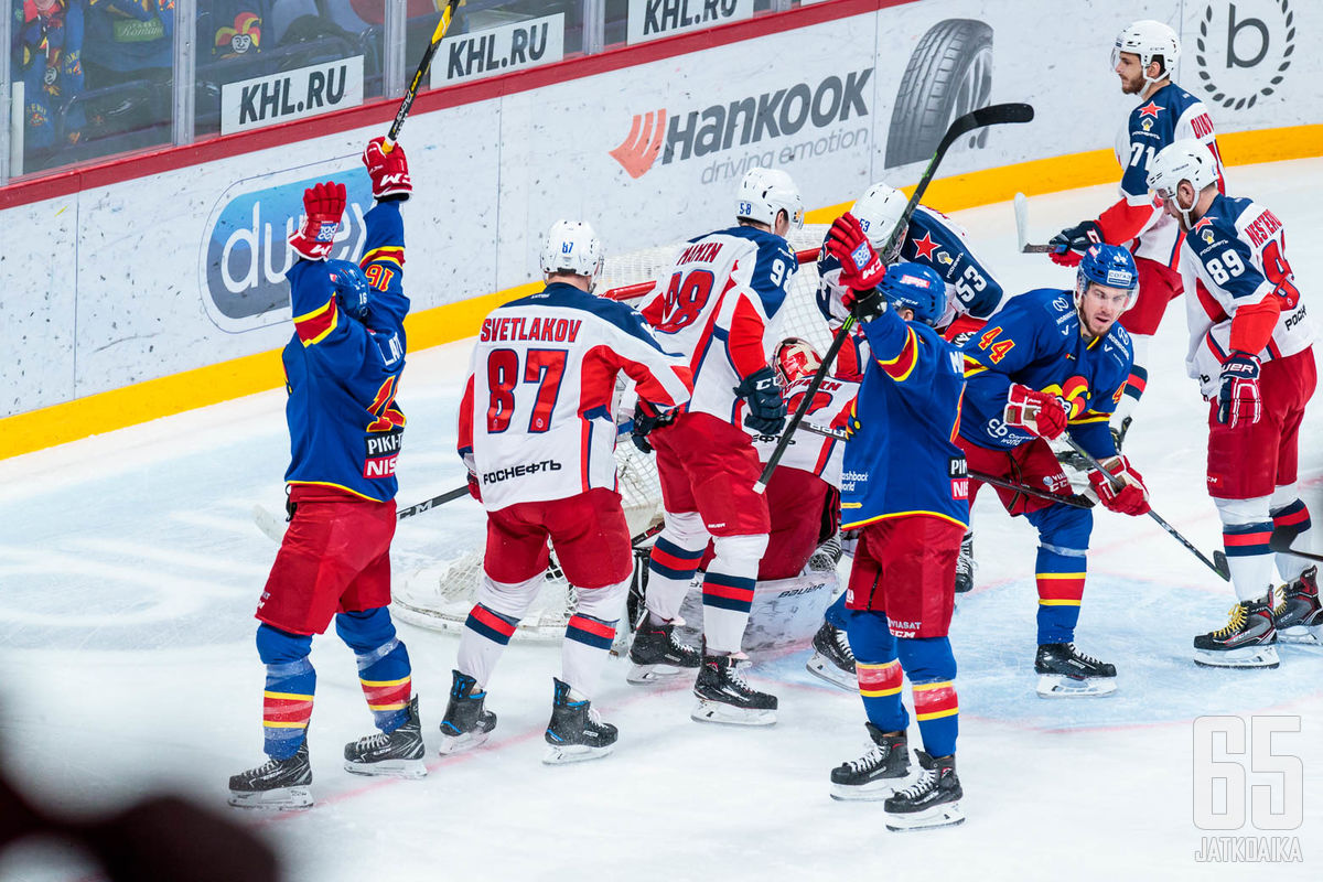 Nähtäväksi jää pystyykö Jokerit luomaan itselleen aihetta juhlia TsSKA:n rautaista puolustusta vastaan.