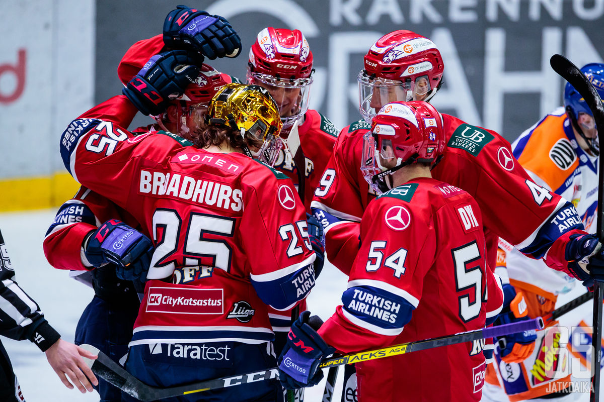 HIFK on ollut hurjassa hurjassa vireessä kevättalven otteluissa.