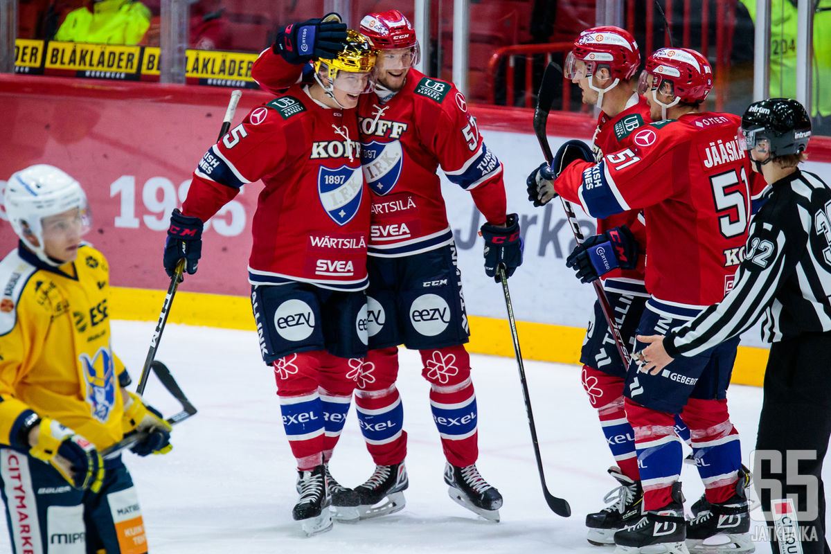 HIFK esiintyi kotonaan vakuuttavasti vajaallakin kokoonpanolla.