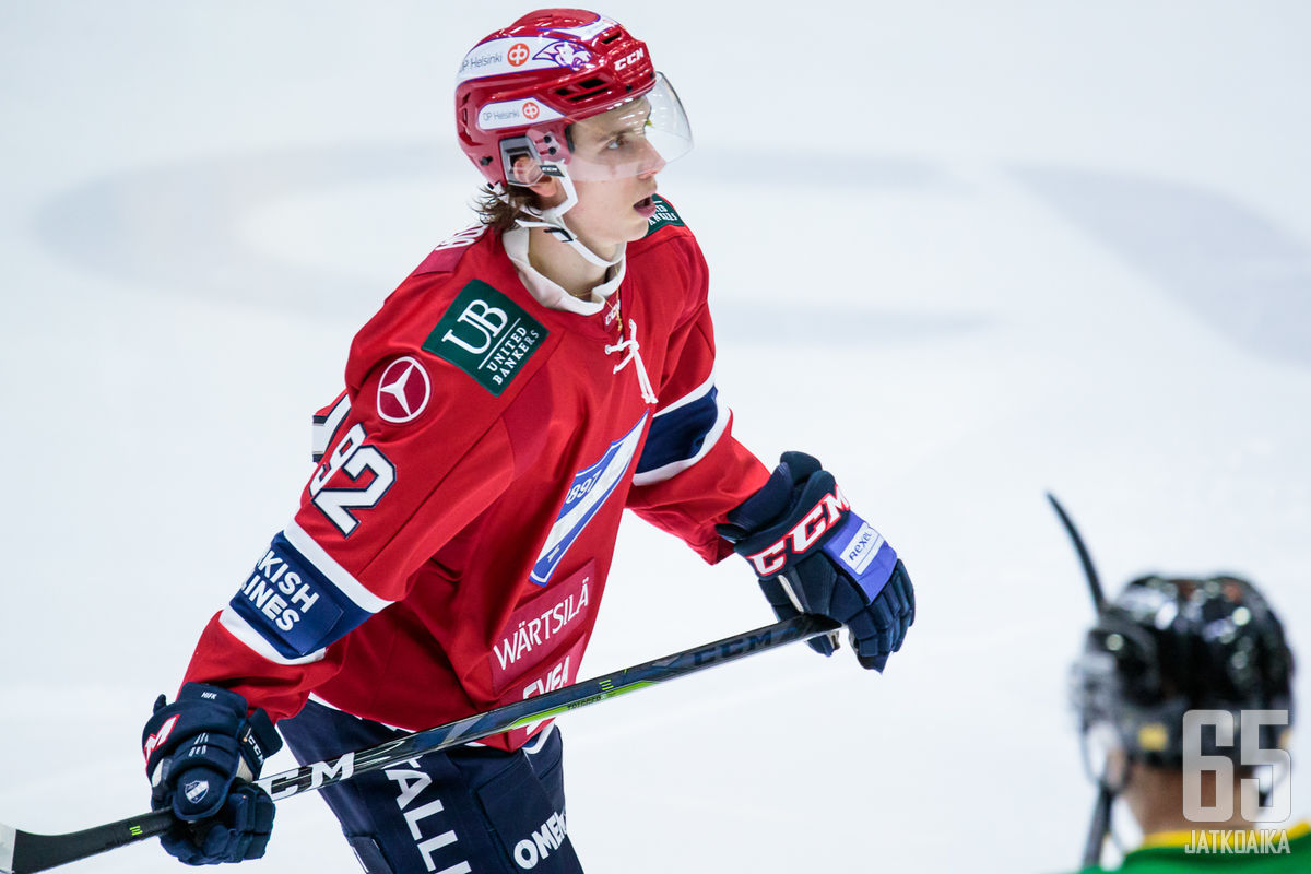 Brad Lambert teki toisessa Liiga-ottelussaan tehot 0+2.