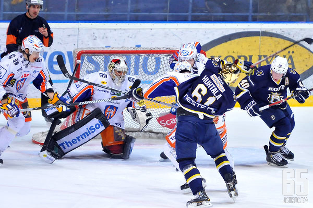 Tappara puolusti pelissä erittäin vahvasti.