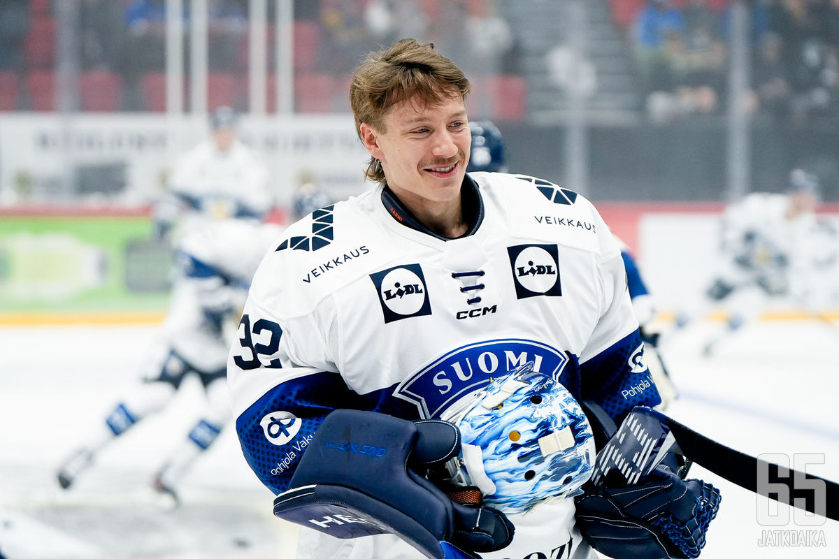 Emil Larmista on kasvanut Leijonien luottomaalivahti. 