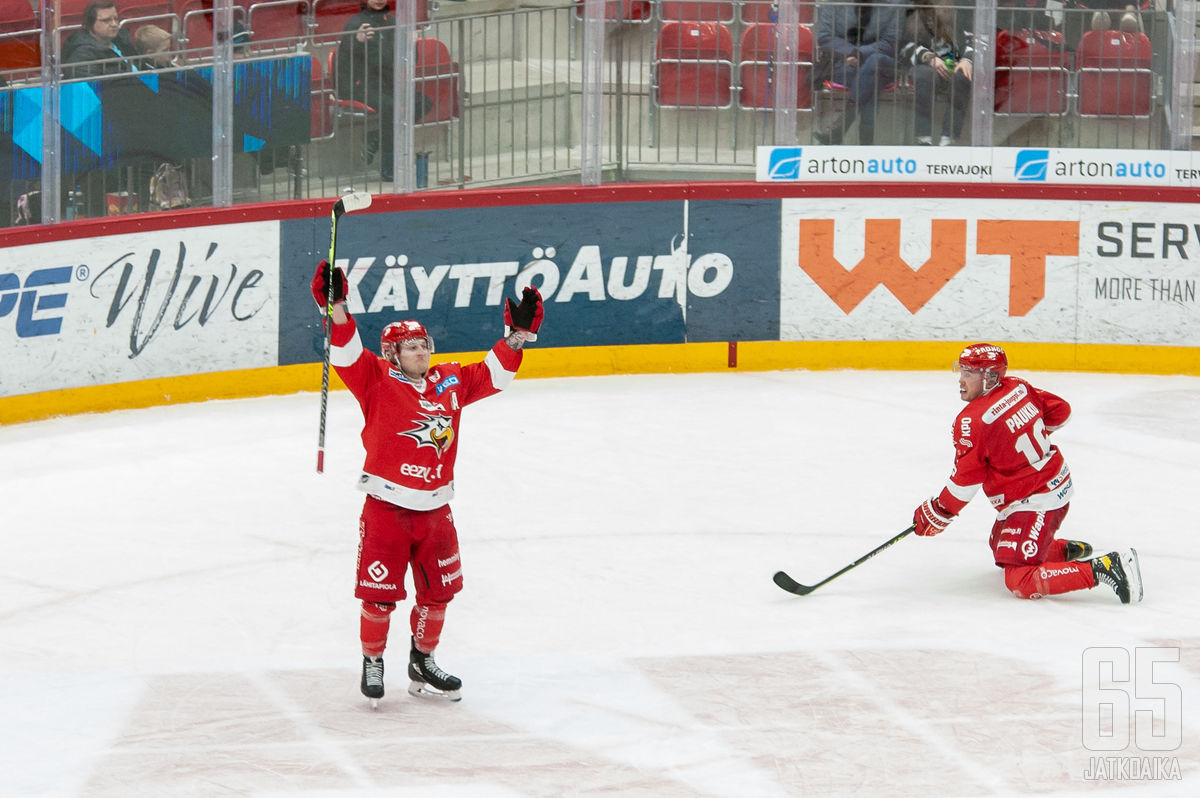 Viljasen laukaus oli tarkkana perjantai-iltana.