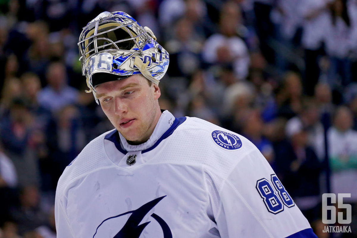 Andrei Vasilevski on noussut NHL:n kärkivahtien joukkoon.