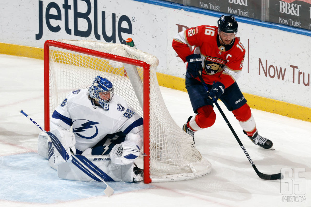 Andrei Vasilevskin Lightning on vielä itseoikeutetusti Floridan herra, mutta Aleksander Barkovin Panthers yrittää nujertaa isoveljensä vallan.