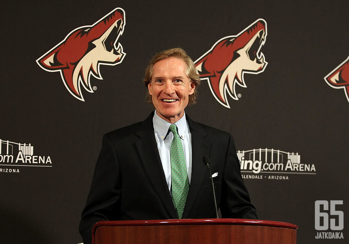 Arizona Coyotes varasi Millerin vuonna 2020, mutta luopui pelaajaoikeuksista. Kuvituskuva.