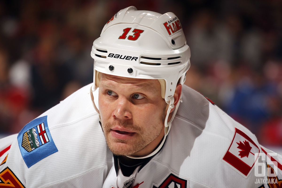 Olli Jokinen edusti NHL-urallaan montaa eri joukkuetta, Calgary Flamesia jopa kahdesti.