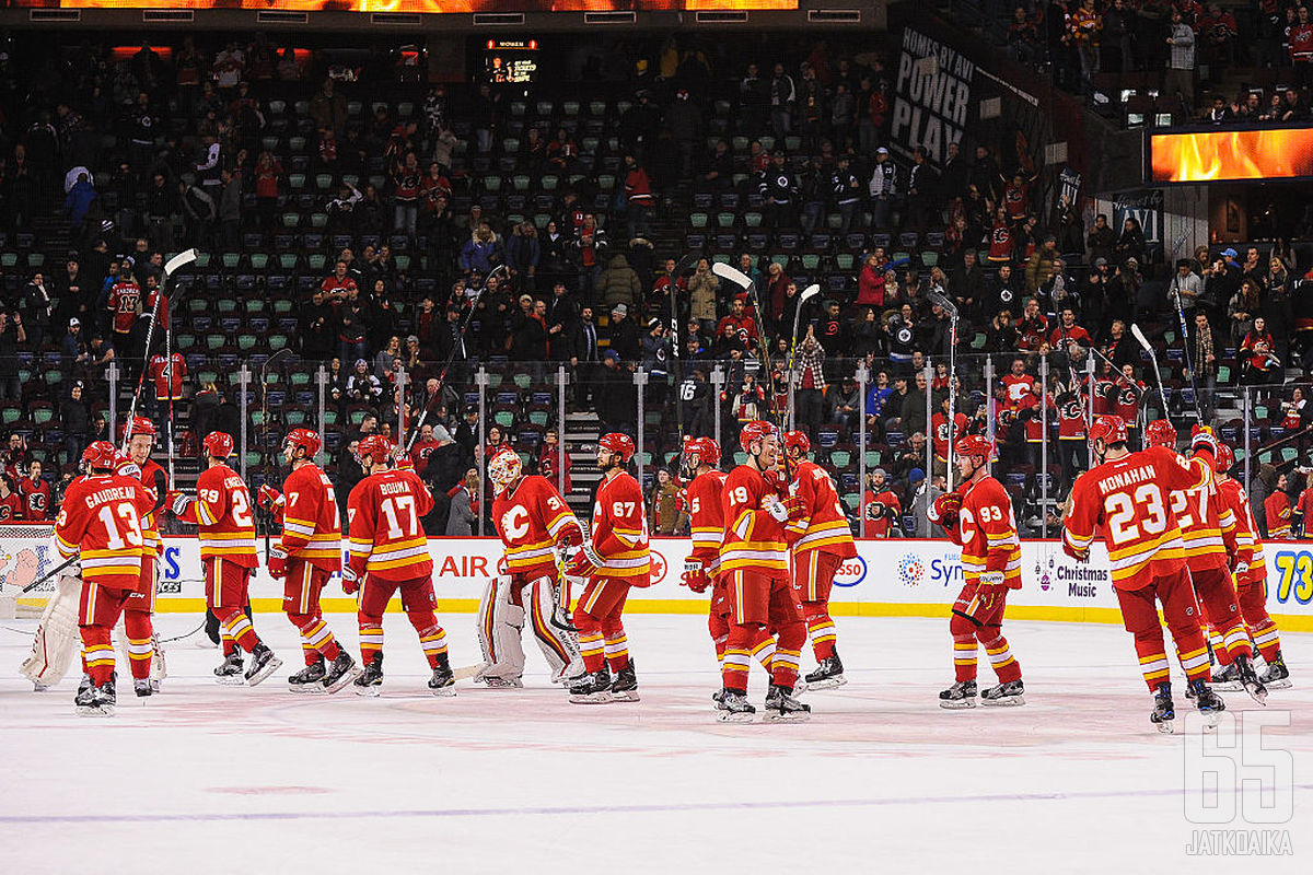 Calgary Flames taistelee pudotuspelipaikasta ennakkoon tasaisessa kanadalaisdivisioonassa.