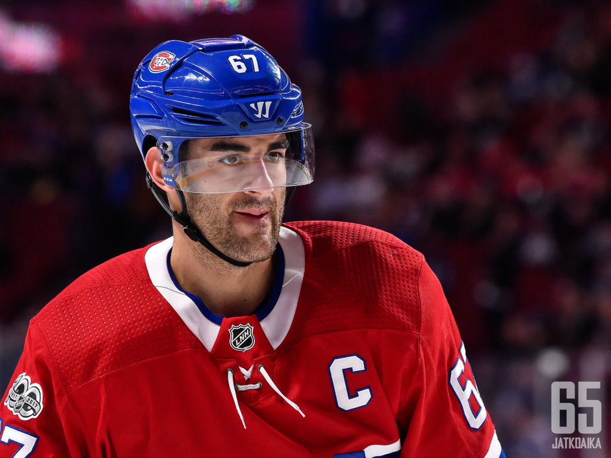 Max Pacioretty toimi Montreal Canadiensin kapteenina vuosina 2015-2018.