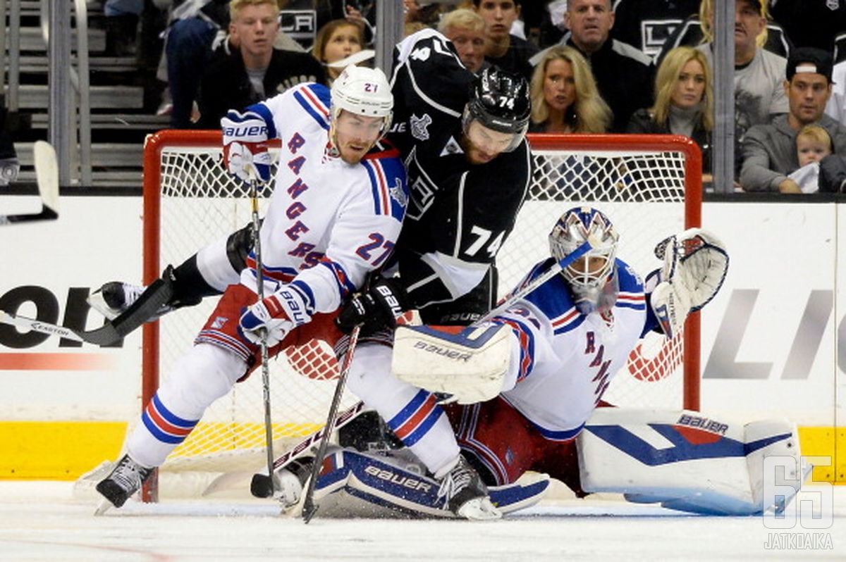 King kamppailemassa viime kevään Stanley Cup-finaaleissa.