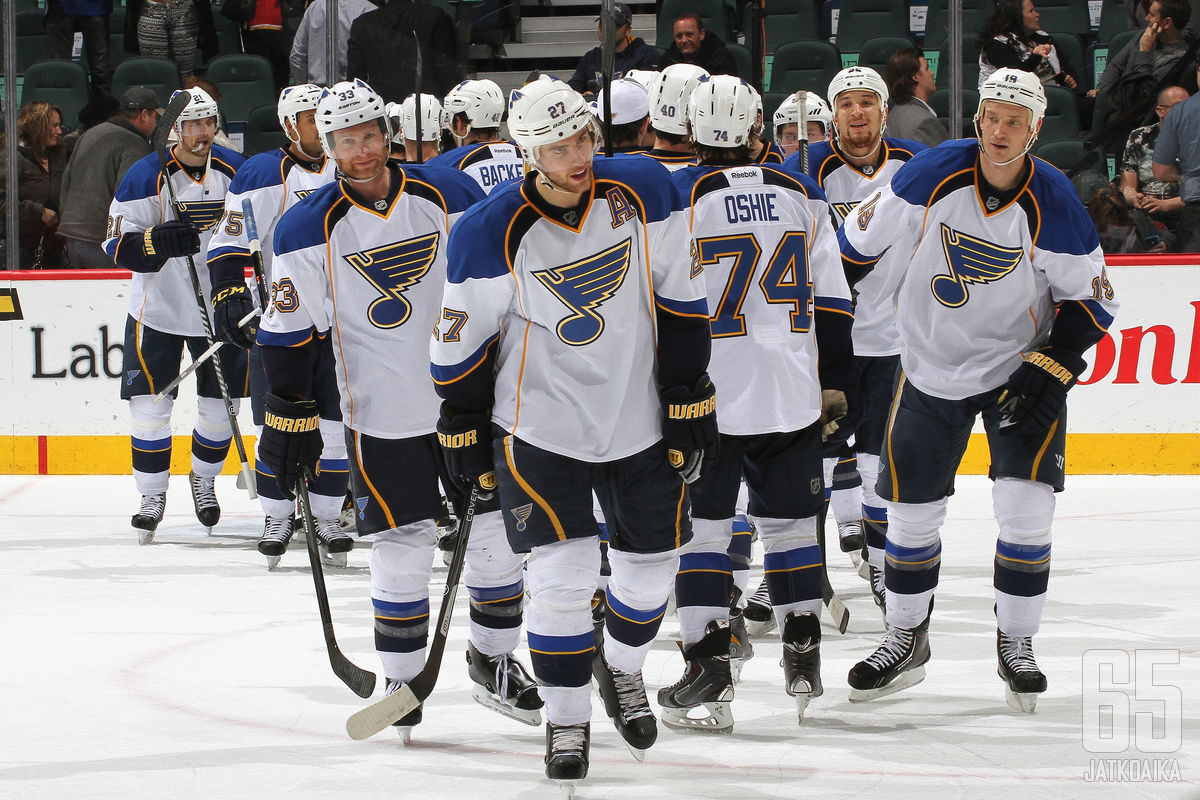 St. Louis Blues jatkaa vakuuttavalla pelillä.