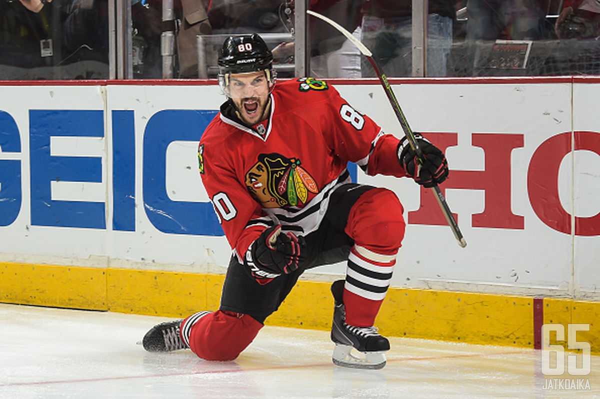 Ainoan Stanley Cupinsa Vermette voitti Chicago Blackhawksin paidassa.