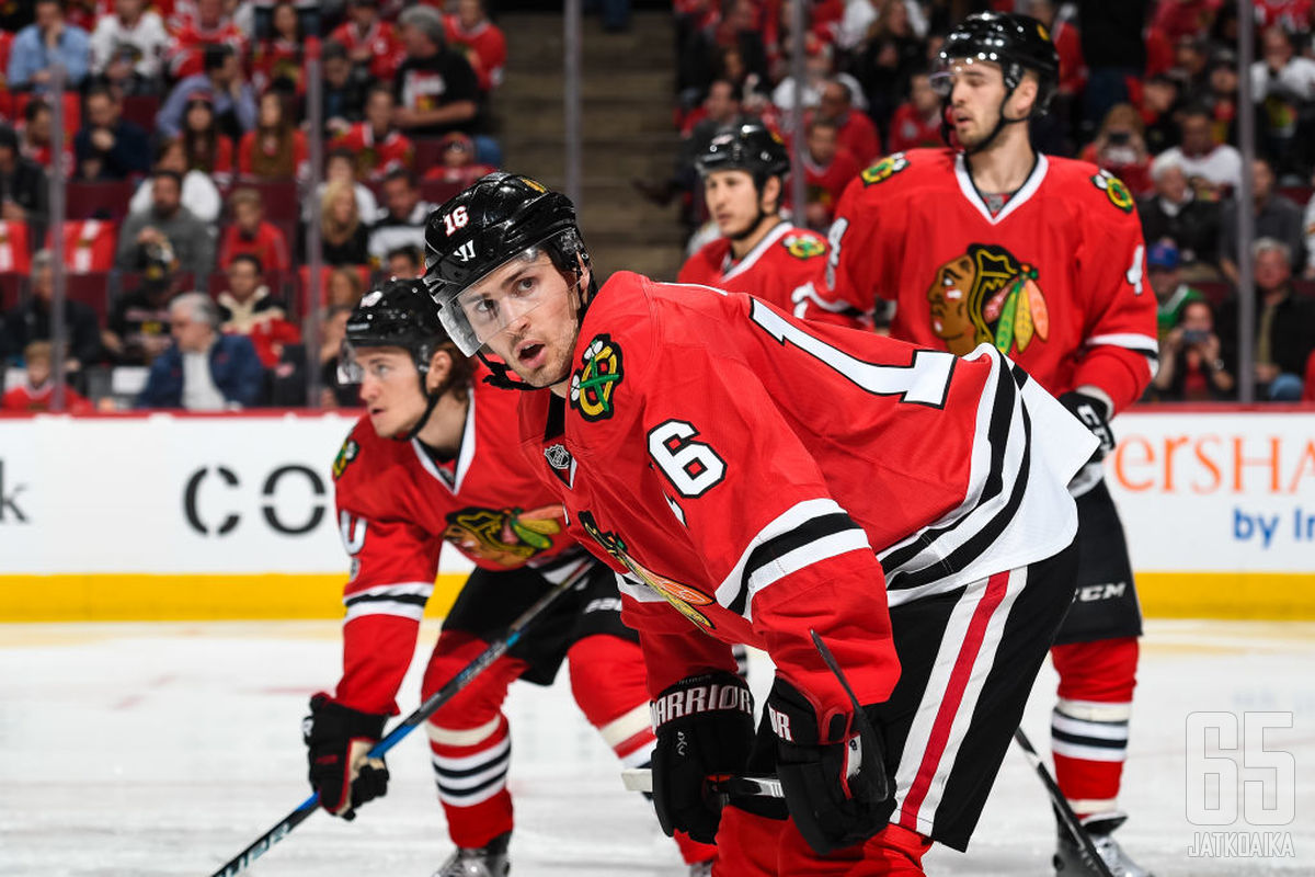 Krüger on pelannut aiemman NHL-uransa Chicago Blackhawksissa.