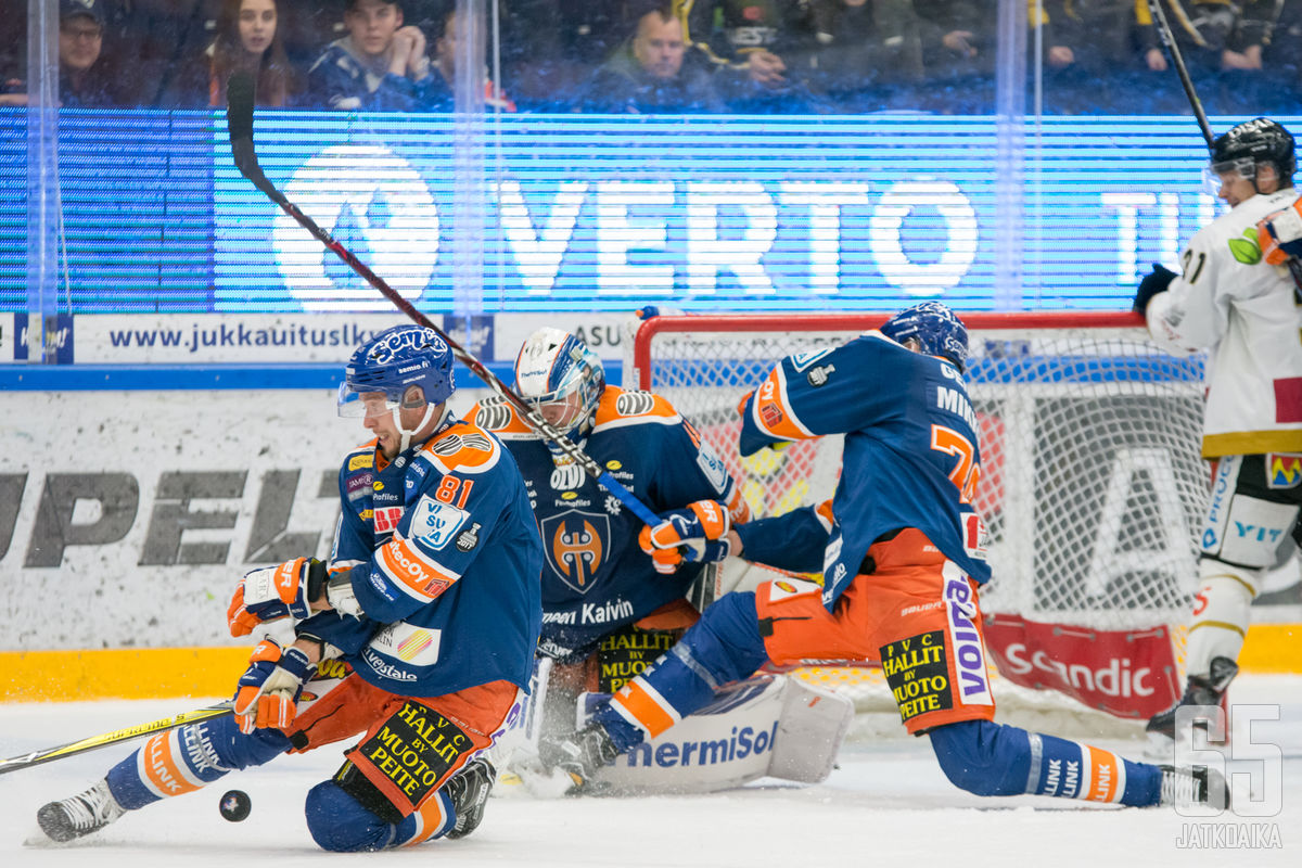 Kovavireinen Tappara saa taistella lujasti, jos se aikoo voittaa Oulussa.