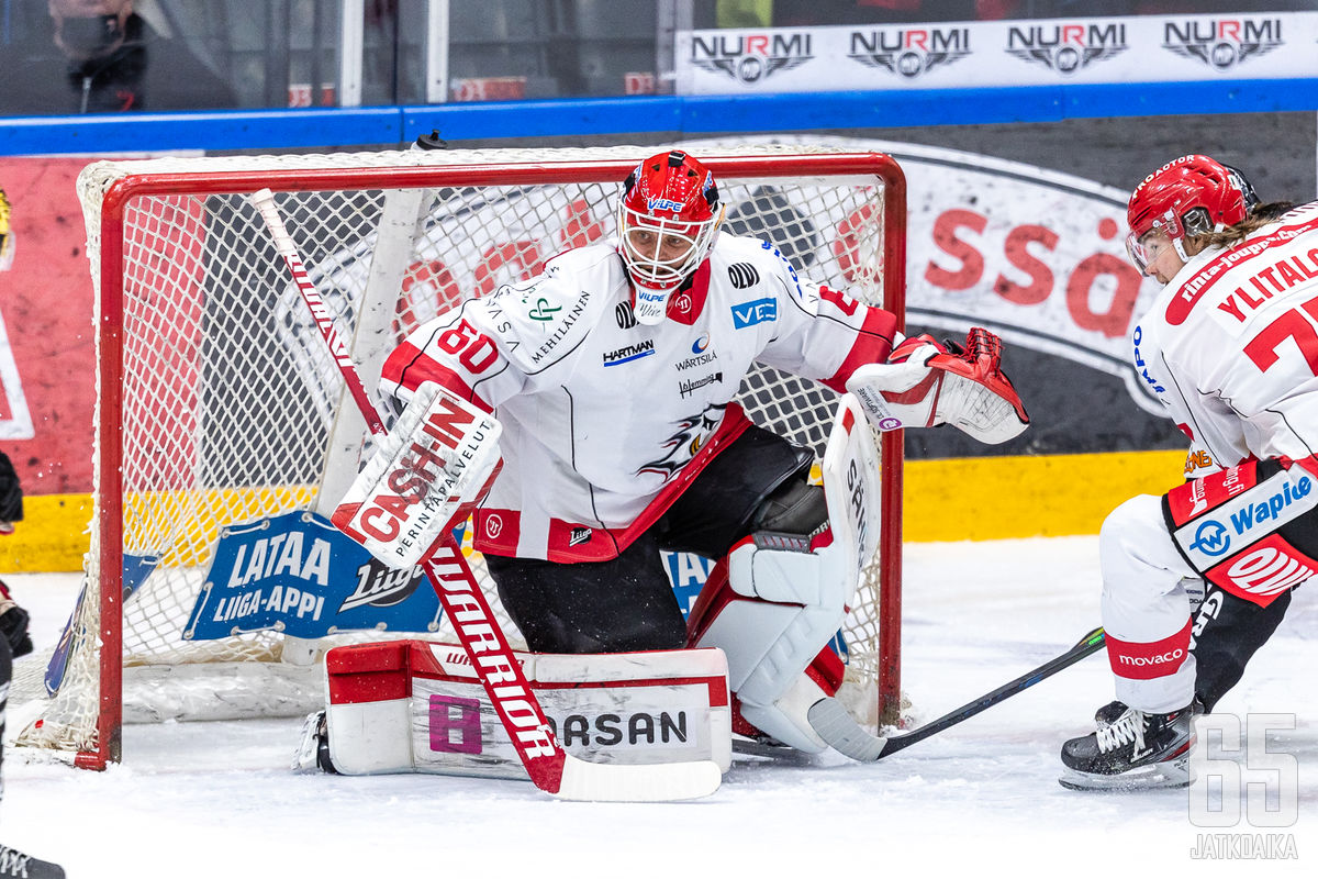 Rasmus Reijolalla piti jälleen kiirettä Sportin maalilla.