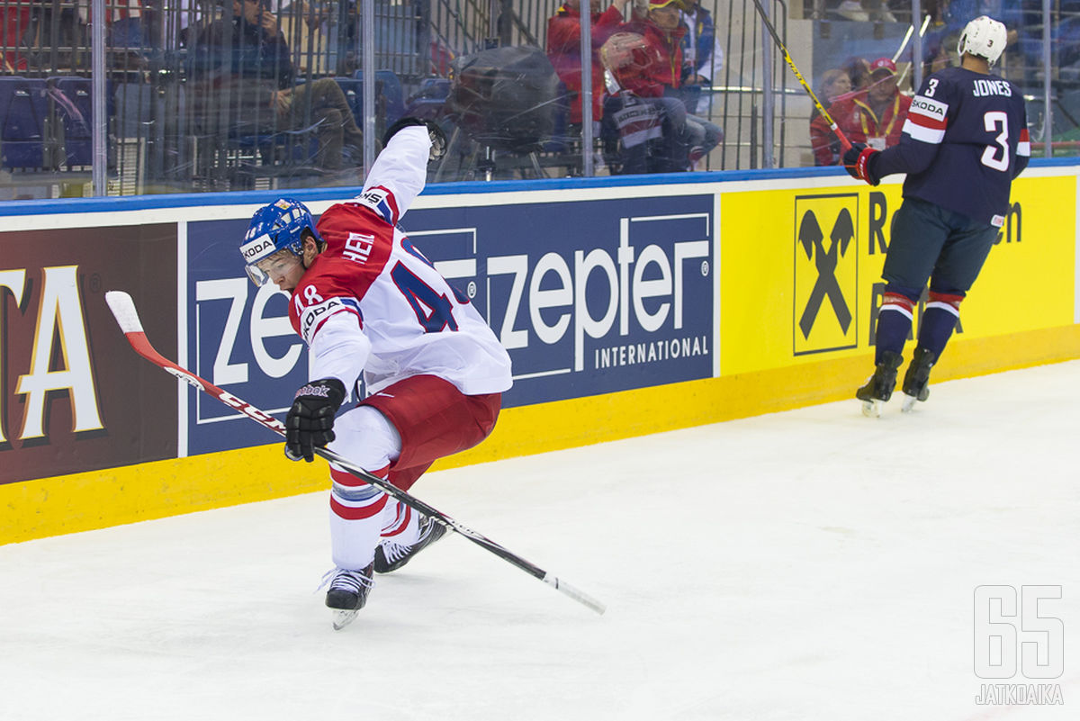 Tomas Hertl on ollut yksi Tšekin tehokkaimmista pelaajista.