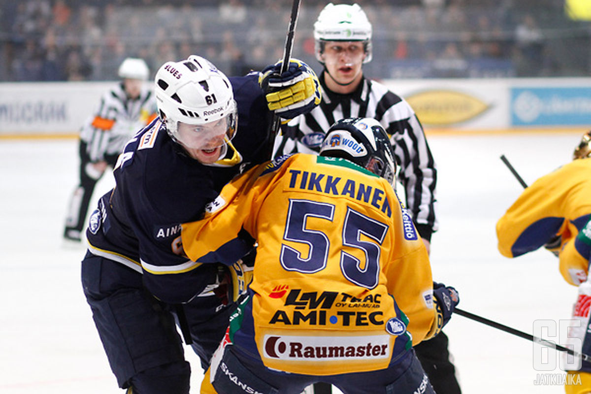 Tunnetta tuskin jää puuttumaan, kun Blues ja Lukko iskevät yhteen.