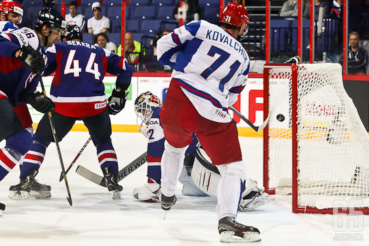 12MAY2013 RUS-SVK IIHF WC13 Helsinki, Finland © Miro Pesonen