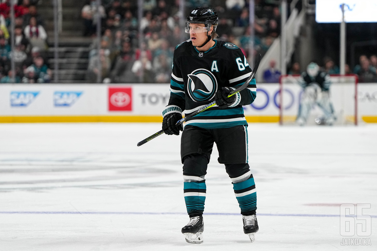 Mikael Granlund oli San Jose Sharksin paras pistemies viime kaudella.