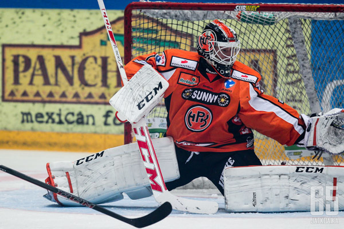 Juuse Saros saalisti HIFK:ta vastaan tililleen nollapelin.