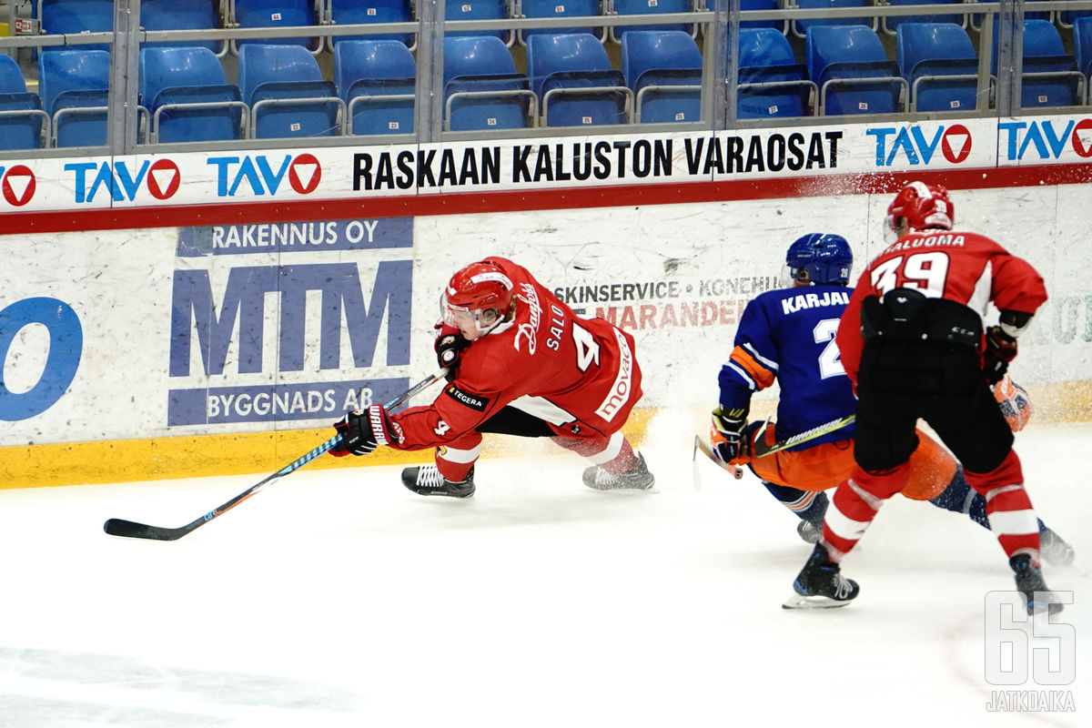 Robin Salo palasi vauhdikkaasti Sportin vahvuuteen.