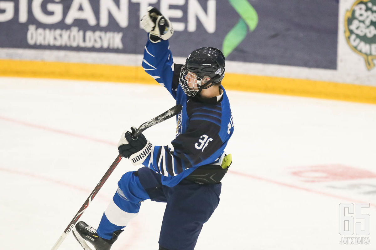 Patrik Puistola oli Suomen tehokkain maalintekijä kevään alle 18-vuotiaiden MM-kisoissa.