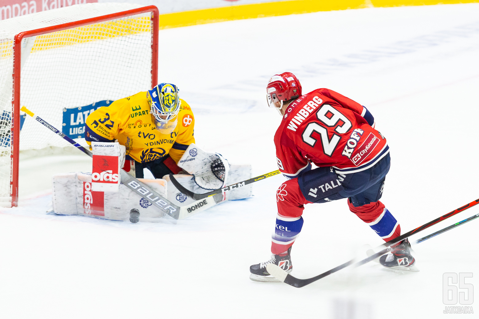 Tobias Winberg, HIFK ottelussa HIFK - Lukko, 16/10/2020, Helsingin jäähalli, Helsinki, Suomi. Photo: Joonas Kämäräinen