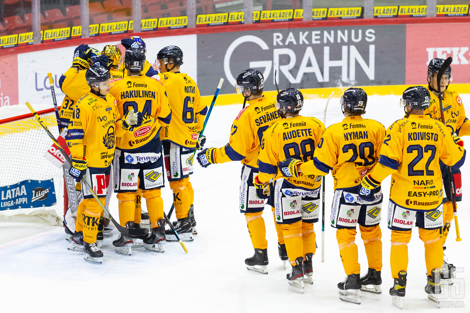 Lukko ottelussa HIFK - Lukko, 16/10/2020, Helsingin jäähalli, Helsinki, Suomi. Photo: Joonas Kämäräinen