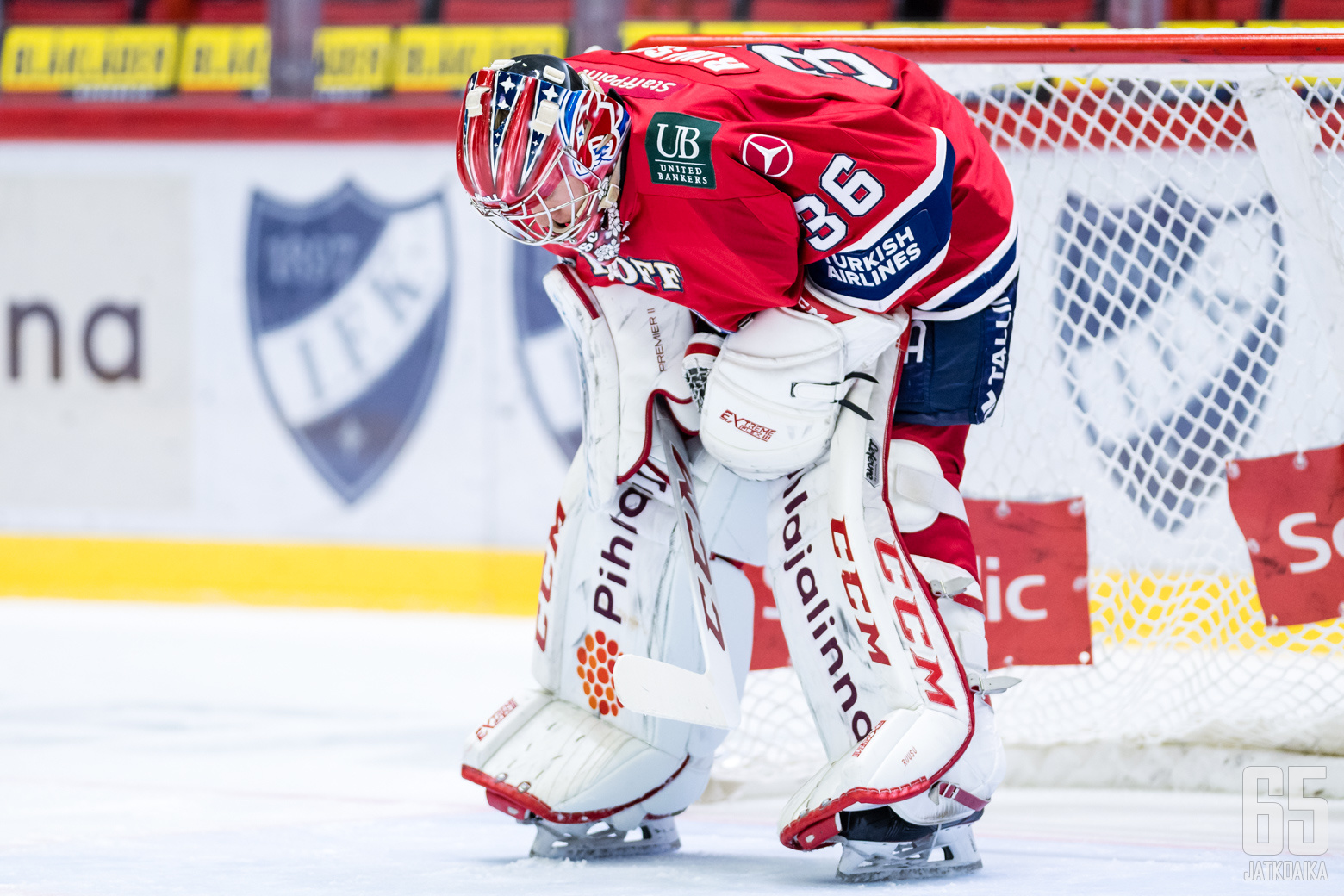 Liiga-ottelussa HIFK - Pelicans, Helsingin jäähallissa, 24. lokakuuta 2018.