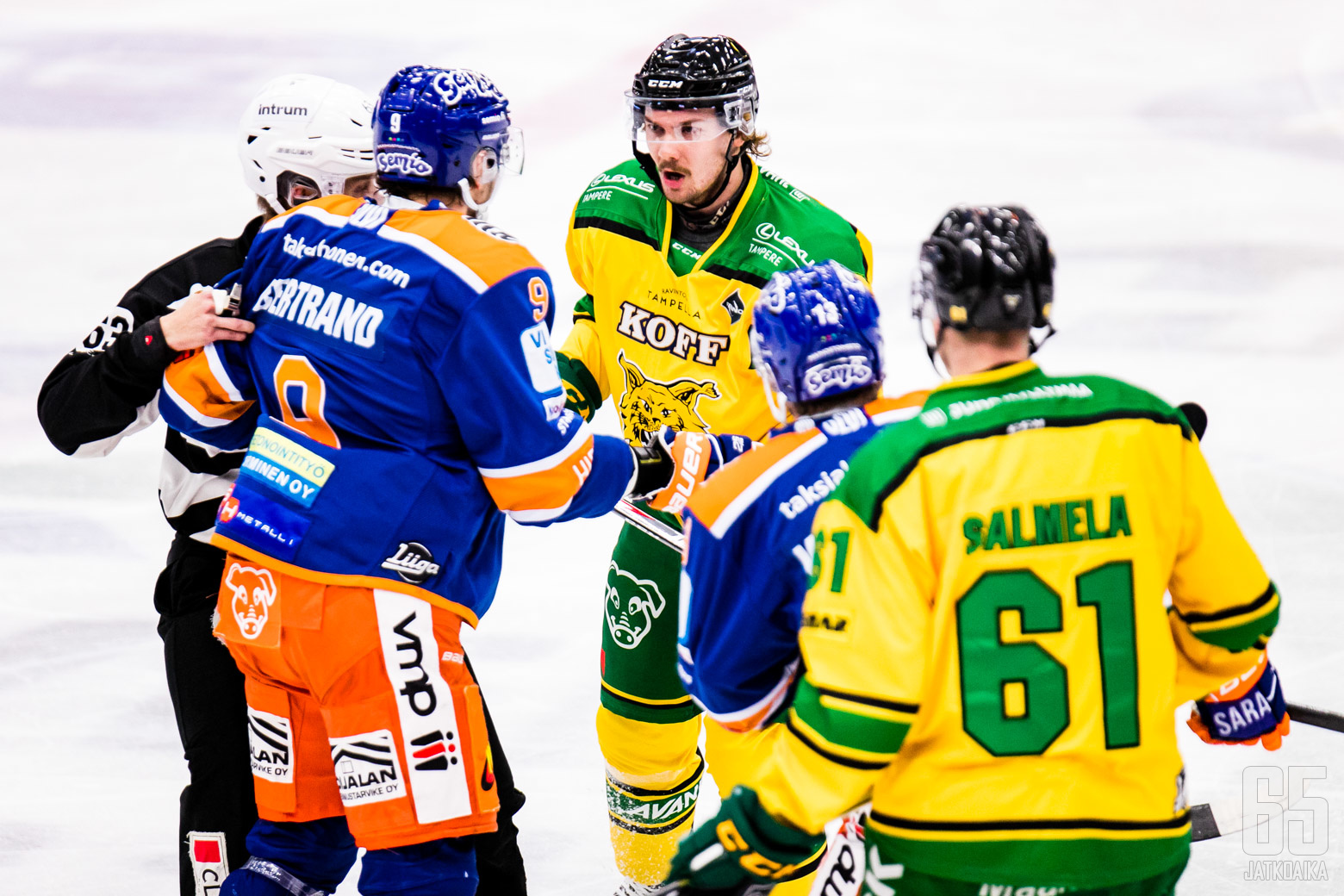 Liigan ottelussa Tappara - Ilves, Hakametsän jäähallissa Tampereella 25.10.2019